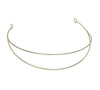 Diademas de metal liso con marco de alambre para hombres y mujeres, accesorio para el cabello