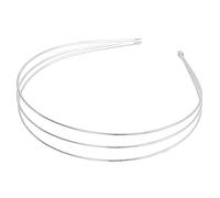 Diademas de metal liso con marco de alambre para hombres y mujeres, accesorio para el cabello