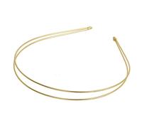 Diademas de metal liso con marco de alambre para hombres y mujeres, accesorio para el cabello