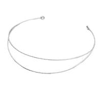 Diademas de metal liso con marco de alambre para hombres y mujeres, accesorio para el cabello para mujeres y mujeres