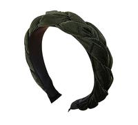 Diademas de moda para mujer, trenzadas, anchas, antideslizantes, accesorios para el cabello, diadema de 1.3 pulgadas de ancho, para mujer, a la moda, sin presión, elástica, antideslizante