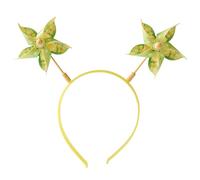 Diademas de molino de viento, divertidas diademas de estilo de dibujos animados, diademas para decoración del cabello primaveral, postizos de primavera