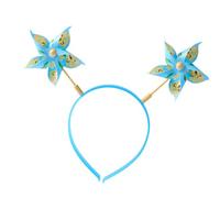 Diademas de molino de viento, divertidas diademas de estilo de dibujos animados, diademas para decoración del cabello primaveral, postizos de primavera