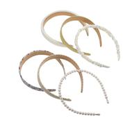 Diademas de Mujer Cabello, Lote de 6 Piezas, Amarillo