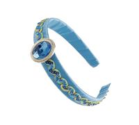 Diademas de niña con gran cristal de jazmín, cubierta de cabeza, diademas de princesa árabe, adorno para la cabeza, adorno para el cabello