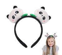 Diademas de panda - Diademas de panda de dibujos animados | Accesorio de aro para el pelo de panda novedoso de dibujos animados | Bonitas diademas perfectas para Halloween, cosplay, cumpleaños