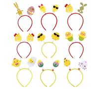 Diademas de Pascua para niños, diadema de concha de huevo de pollito, decoración de disfraces para mujeres, recuerdos de fiesta de Pascua, accesorios para el cabello para mujeres y hombres