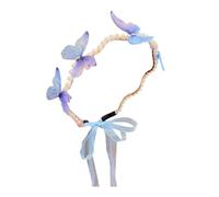Diademas de perlas brillantes para niñas, tocado de, diadema elegante para fiesta de cumpleaños, aro para, boda, niña, perlas,