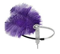 Diademas de plumas de los años 20, para eventos especiales, bodas, compromisos, noche, peinados