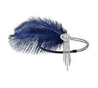 Diademas de plumas de los años 20, para eventos especiales, bodas, compromisos, noche, peinados para mujeres