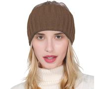 Diademas de punto de invierno para mujer, calentador de orejas de punto suave, cómoda diadema de punto grueso para clima frío, esquí, correr, actividades al aire libre, diadema de ganchillo