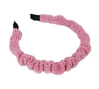 Diademas de punto para mujer, de color sólido, plisadas, elásticas, estrechas, para la cabeza