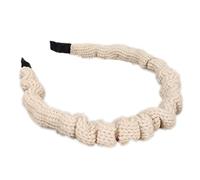 Diademas de punto plisadas de color sólido para envolver la cabeza, diadema lateral estrecha, accesorios de moda para el cabello