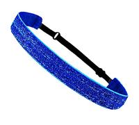 Diademas de rejilla con purpurina, antideslizantes, para correr, elásticas, para niñas, deportes, tela de terciopelo, elástica, brillante, elástica, a la moda para mujer