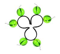 Diademas de Sandía Divertidas 3 Piezas de Resina para Cosplay | Ligero y Fotogénico, Color Verde Claro, para Maquillaje y Fiestas Temáticas de Playa
