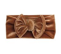 Diademas de terciopelo para bebé, lazos para el pelo, elásticos, hechos a mano, accesorios para el cabello para bebés y niñas recién nacidas, diadema con lazo para niñas y bebés