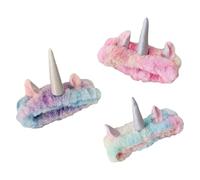 Diademas de Unicornio para Lavarse la Cara, 3 Piezas