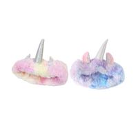 Diademas de Unicornio para Maquillaje 2 Piezas, Felpa