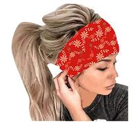 Diademas de yoga: bandana clásica de gama alta para mujer, banda envolvente para la cabeza, turbante personalizado, exquisitas diademas de algodón para niñas (rojo, talla única)