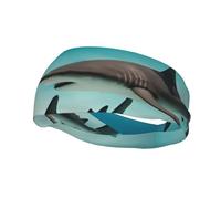 Diademas decorativas deportivas de moda con diseño de peces YYHWHJDE en las profundidades del mar para hombres y mujeres