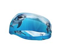 Diademas decorativas para el sudor YYHWHJDE Funny Dolphin Looking at You para hombres y mujeres