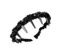 Diademas decorativas y elegantes para el pelo, 5.31 x 4.53 x 1.38 pulgadas, diadema de moda para niñas, novias, estudiantes, damas, esposas, viajes, compras, fiestas, bodas, citas, fotos familiares