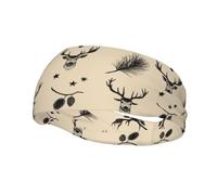 Diademas Deer 3 para Mujer, Cintas Deportivas Antideslizantes para la Cabeza, Ideales para Correr, Viajar y como AC