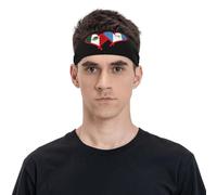 Diademas deportivas con bandera de México y bandera de Guatemala para hombres y mujeres, diadema de entrenamiento que absorbe la humedad, banda para correr, ciclismo, fútbol, yoga