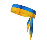 Diademas deportivas con estampado de bandera de Ucrania, para hombres y mujeres, bandana deportiva para yoga, gimnasio