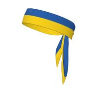 Diademas deportivas con estampado de bandera de Ucrania para hombres y mujeres, bandana deportiva para yoga, gimnasio