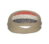 Diademas Deportivas con la Bandera de Francia para Hombre y Mujer, Banda para el Sudor de algodón Absorbente, Ideal para Yoga y Ciclismo.