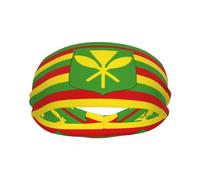 Diademas Deportivas con la Bandera de Hawaii Kanaka Maoli para Hombres y Mujeres, Banda para el Sudor de algodón Absorbente, Ideal para Yoga y Ciclismo.