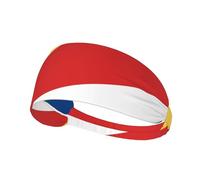 Diademas Deportivas elásticas con la Bandera de Seychelles - Diadema Absorbente de Sudor para Correr, Yoga, Gimnasio, Hombres y Mujeres