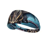 Diademas Deportivas elásticas Flying Dragon: Diadema Absorbente de Sudor para Correr, Yoga, Gimnasio, Hombres y Mujeres.