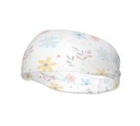 Diademas Deportivas Pink Floral4 para Mujer, Antideslizantes, para el Cabello, Que absorben el Sudor. Diademas elásticas y Suaves para Correr y Viajar. Accesorios de Moda para Mujeres y Hombres.