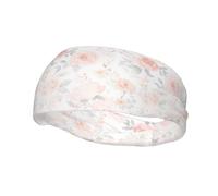 Diademas Deportivas Pink Floral5 para Mujer, Antideslizantes, para el Cabello, Que absorben el Sudor, elásticas y Suaves, Ideales para Correr, Viajar y como Accesorio de Moda.