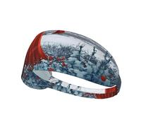 Diademas Deportivas Unisex con Capucha roja de The Mage: Diademas Antideslizantes para Mujer, Cintas para el Cabello para Correr, Yoga, Ciclismo y más.