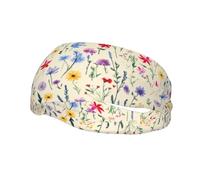 Diademas Deportivas Wild Flower para Mujer, Antideslizantes, para el Cabello, Que absorben el Sudor, elásticas y Suaves, Ideales para Correr y Viajar. Accesorios de Moda.