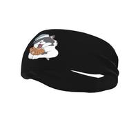 Diademas "El Gato Sigue Dormido" con el Pez para Hombre y Mujer, Antideslizantes, Deportivas, para Gimnasio, Baloncesto, Yoga