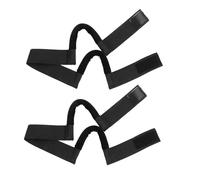 Diademas elásticas ajustables, 2 unidades, multiuso, con cierre seguro, para cubrir pelucas, color negro, rosa y rojo