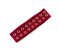 Diademas elásticas anchas clásicas punk con ojales, suaves y elásticas, para jóvenes, mujeres y hombres, unisex
