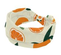 Diademas elásticas anchas para mujer, diadema turbante de moda, banda antideslizante para el cabello, bandas de entrenamiento de limón, accesorios para el cabello