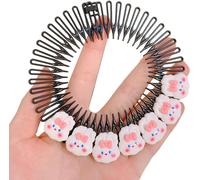 Diademas elásticas circulares completas/diadema en zigzag/bonito tocado para mujeres y niñas, accesorios para el cabello (03)