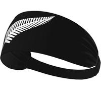 Diademas elásticas con diseño de helecho maorí de Nueva Zelanda para mujeres y hombres, diadema ancha antideslizante para yoga, diadema deportiva para correr, tenis, gimnasio y fitness, absorbe la hum
