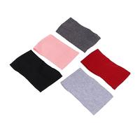 Diademas Elásticas Cruzadas de Color Sólido, 5 Piezas