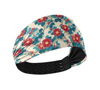 Diademas elásticas de estilo japonés para mujer, color camelia Aquo, absorben la humedad, para gimnasio, yoga, yoga, cintas para el cabello