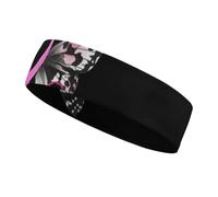 Diademas elásticas Deportivas con diseño de Mariposas para concienciar sobre el cáncer de Mama, Ideales para Yoga, Correr, Gimnasio, Mujeres y Hombres.