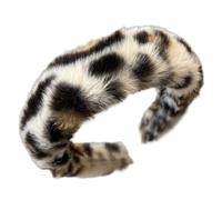 Diademas elásticas ligeras de leopardo de moda, elegantes para el uso diario