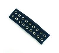 Diademas elásticas para chica punk con ojales para hip hop y roca de metal, ropa de fiesta para mujer, accesorios de moda