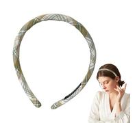 Diademas elásticas para el cabello a cuadros, bandas para el cabello, accesorios finos para el cuidado de la piel, para lavar la cara, para mujeres y correr